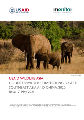 New USAID Counter-Wildlife Trafficking Digest Reveals a Steep Decline in Reported Seizures