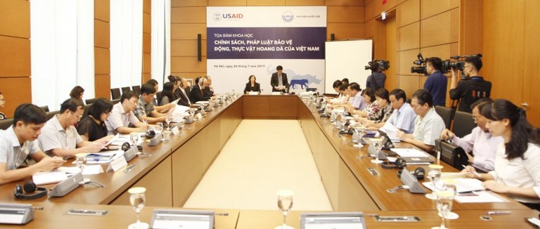 USAID works alongside Vietnam’s National Assembly on effective wildlife conservation through demand reduction. Photo: USAID Wildlife Asia