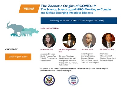 U.S. interagency hosts webinar on the zoonotic origins of the COVID-19 virus