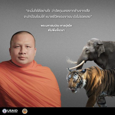 U.S.–Thai Campaign Reduces Consumer Demand for Illegal Wildlife Products by More than Half