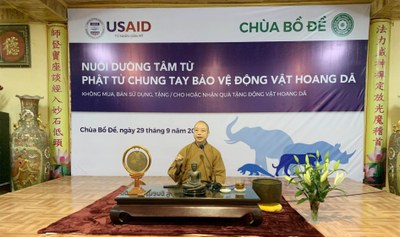 USAID Partners with Vietnam Central Buddhist Association to Promote a Wildlife Products-free Lifestyle